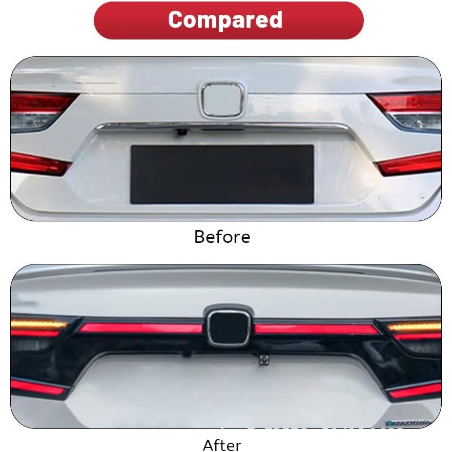 Модифицированный светодиодный фонарь багажника и стоп-сигнал для Honda Accord 10-го поколения 2018-2022 гг.