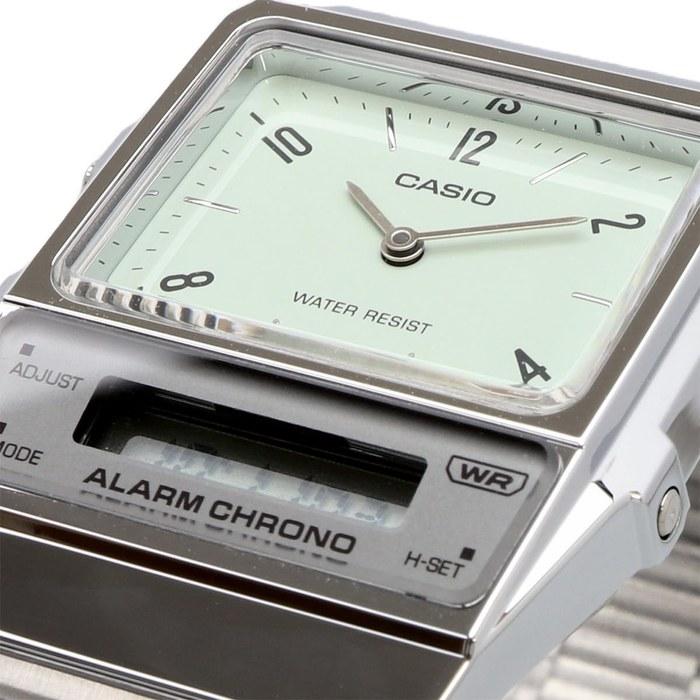 [Casio] Стандартные часы AQ-800E-3A Бледно-зеленые