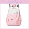 Capacity Large Simple Backpack With Puppy Print And Letter Design Daily For