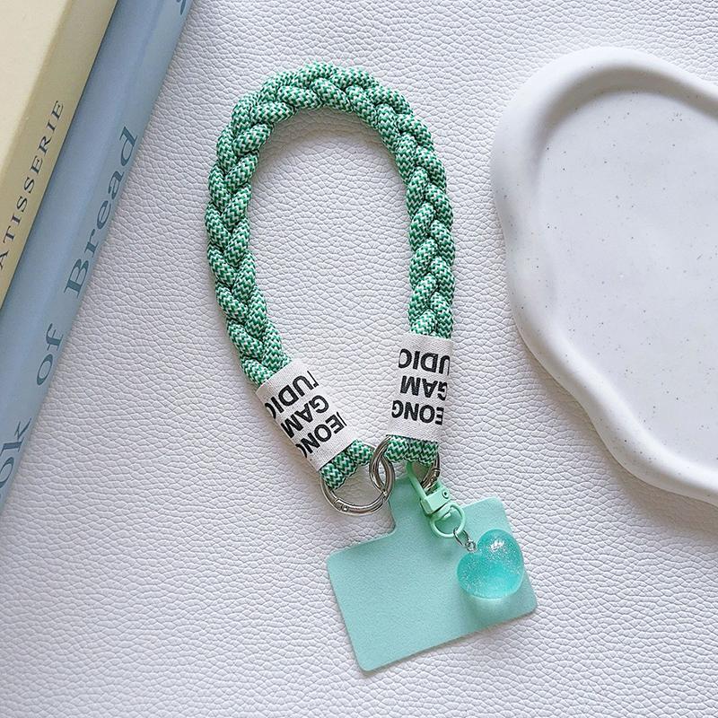 Универсальный ремешок для мобильного телефона, универсальный креативный милый мобильный телефон, анти-потеря, подвеска в форме сердца, короткие ремешки для запястья, подарки