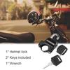Security Dirt Bike Motorbike Helmet Lock Handlebar Lock Helmet Hook Motorcycle