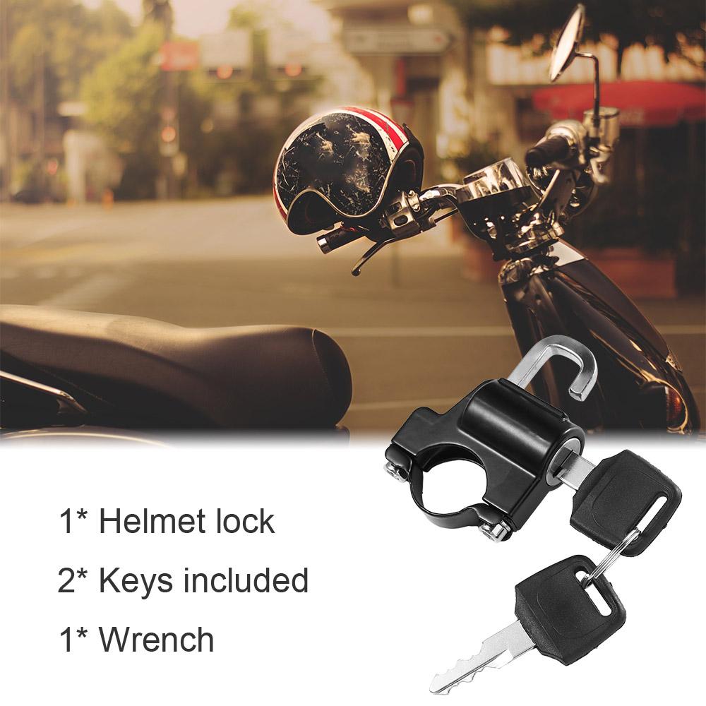 Security Dirt Bike Motorbike Helmet Lock Handlebar Lock Helmet Hook Motorcycle