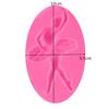 Ballet Girl Silicone Mold Fondant Cake Chocolate Cookie Decorating Mould Tool