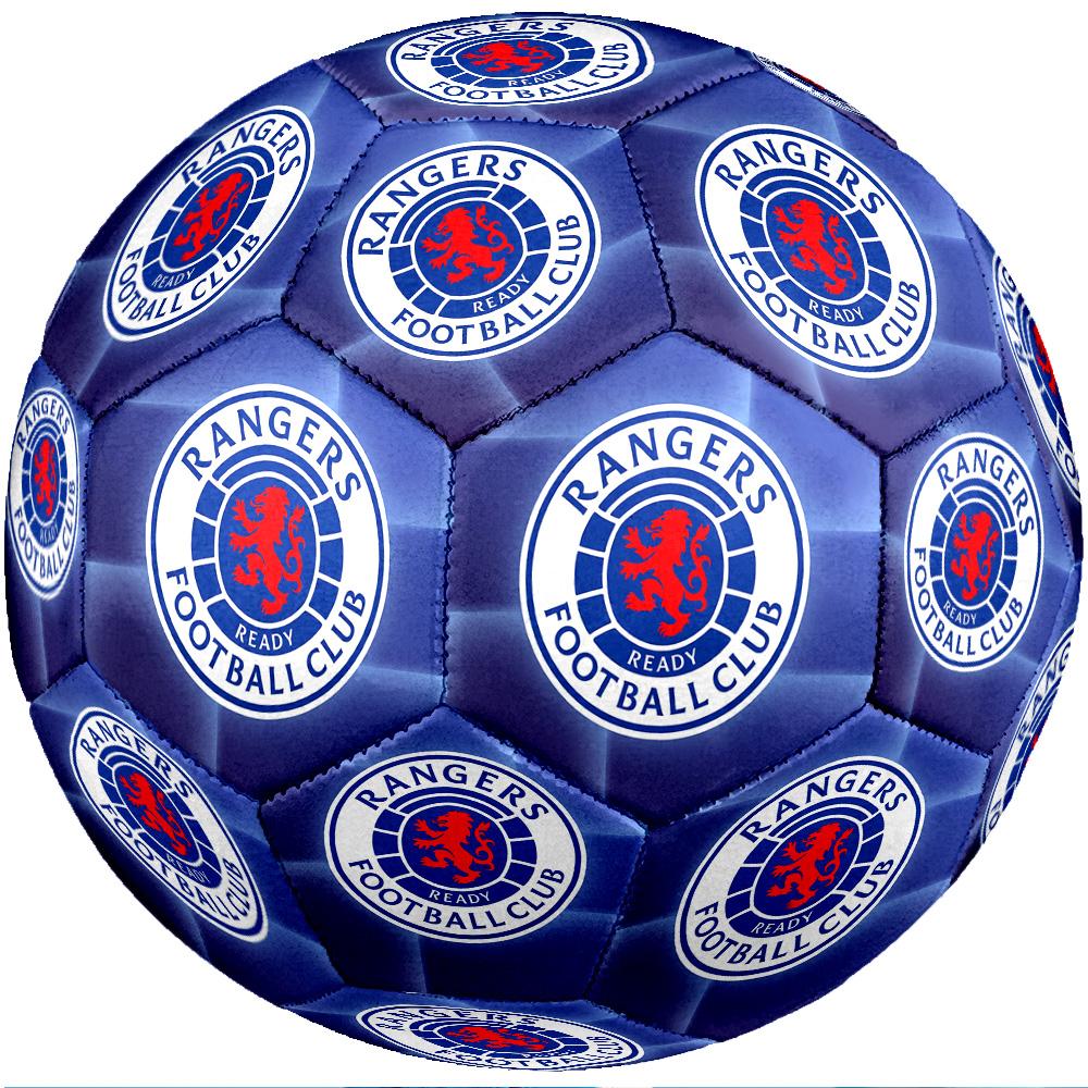 Rangers FC Size 5 Standard Football Durable Training Match Soccer Ball for Adult Outdoor Sports