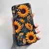 Чехол для телефона ZTE Blade A73 4G/V50 Design 4G/V50 Smart/Axon 50 Lite, гелевый, мягкий, черный, с узором из роз и подсолнухов, кошачий чехол