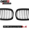 Черная глянцевая решетка радиатора для BMW 3 серии E46 2002-2004 (2-дверный)