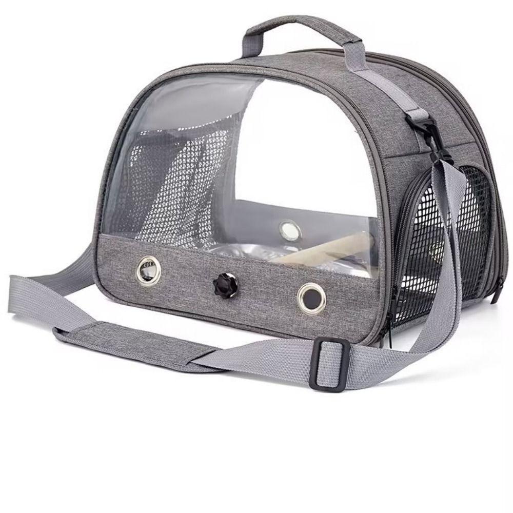 Rabbit Bird Travel Carrier Hamster Parrots Takeaway Bag New Stainless Steel Tray