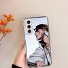 Bleach Айзен Соуске Прозрачные Чехлы для Телефона для Samsung S26 Ultra Galaxy S25 Edge S24 S23 FE S21 Plus S20 S22 S10 Чехол Узорчатый Com