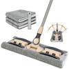 360° Rotating Flat Floor Mop with 127CM Adjustable Handle Dusting Microfiber Pad Lazy Mops Rectangular Home Floor Cleaning Tool