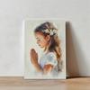 Souvenir of the First Holy Communion - Girl Souvenir of the First Holy Communion - Girl, 30X40 Cm, Unframed, Premium Canvas On Stretcher