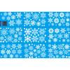 155pcs/9sheets Christmas Snowflake Window Decal Stickers Christmas Window Decorations Ornaments