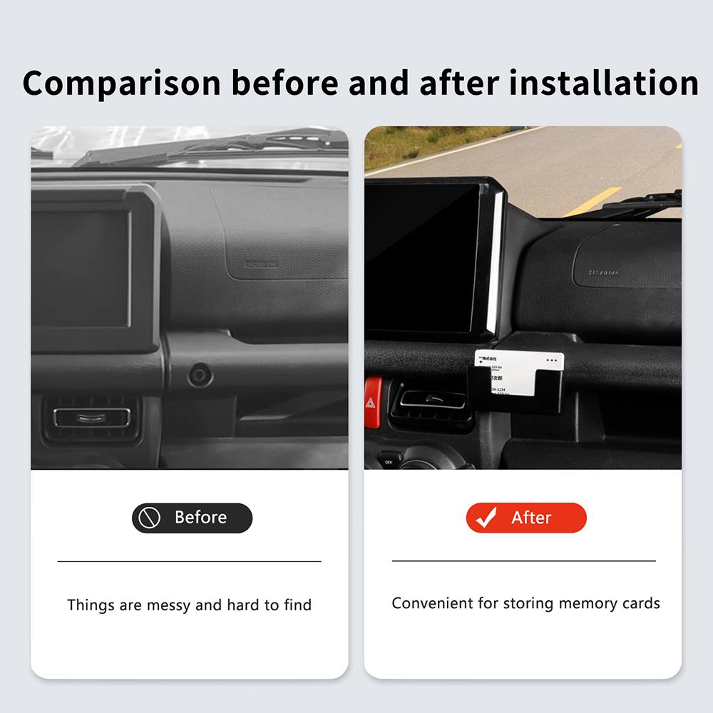 For Suzuki Jimny 2018 2025 Card Holder Interior Modification Universal Left Right 3 5 Door Compatible Accessories