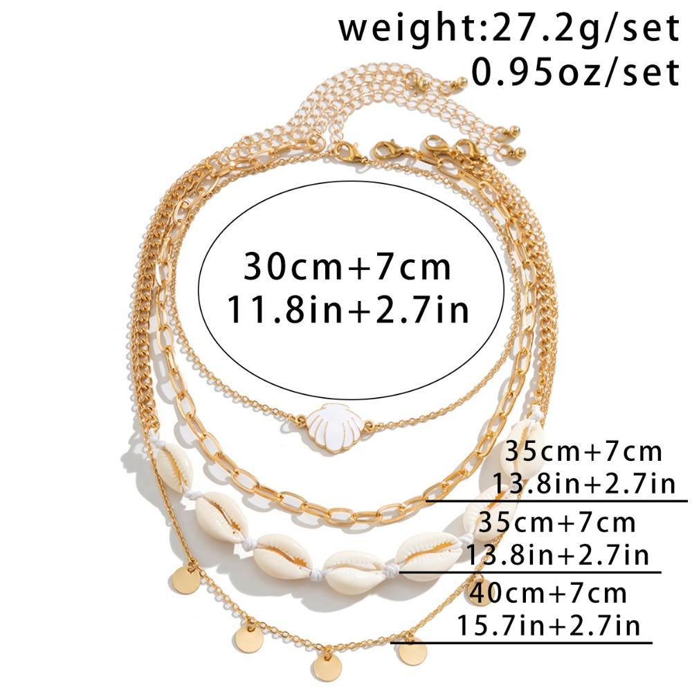 Temperament Beach Beaded Necklace Simplicity Starfish Shell Necklace New Imitation Pearl Necklace