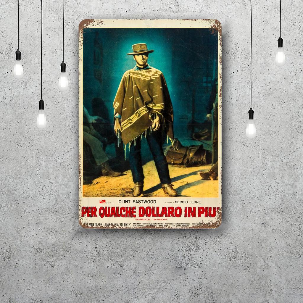 Clint Eastwood Metal Signs wall decor Vintage Tin Signs Captain Metal Poster Decor for Bar Pub Club Wall Decoration