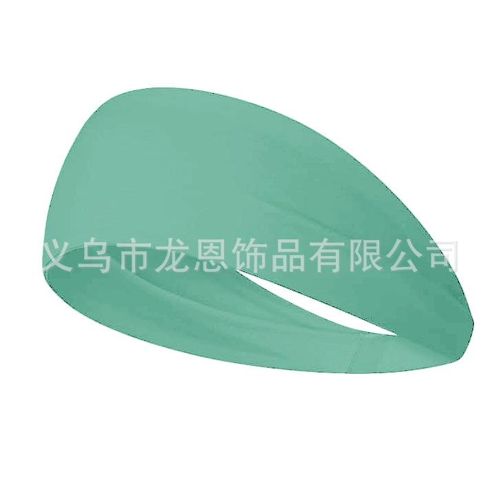 Бег Фитнес Головная Повязка Для Мужчин И Женщин Спорт Йога Пояс Впитывающий Пот Эластичный Головной Платок Однотонный Головной Платок