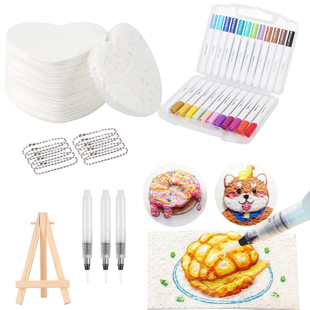 Краска, Губка для 3D-рисования на холсте, Набор для рисования текстур с рисунком попкорна, Кисть для рисования пузырьками своими руками, Художественные принадлежности 5 мл