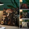 Hot Selling Squirrel Mushroom Pillow Case Plush Fabric Soft Pillowcase Double Sided Print Sofa Cushion Cover Throw