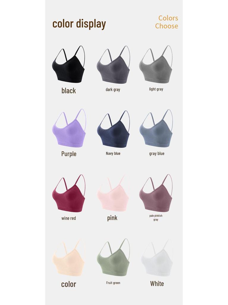 Женский спортивный бюстгальтер большого размера в стиле жилета - для йоги, с красивым дизайном спины, на тонких бретелях, можно носить на улице