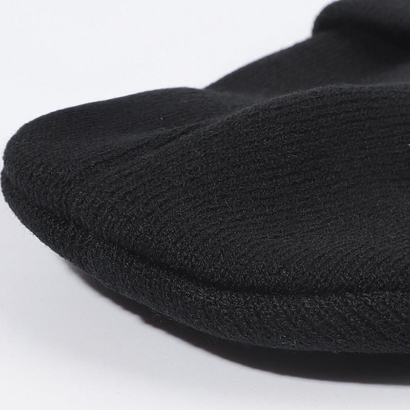 Простая забавная грустная рожица Теплые уши для защиты Вязаная шапка Индивидуальность Уличный тренд Универсальная для мужчин женщин