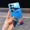 Чехол для телефона "Киты над ярким коралловым рифом" для Samsung Galaxy S26 S25 S24 S23 S22 S21 S20 FE Plus Прозрачная TPU защитная крышка