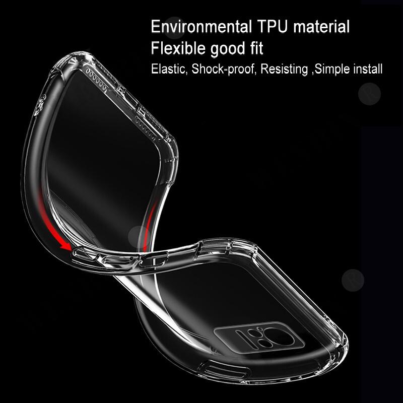Чехол для Samsung S24 S23 S22 S21 Ultra Plus FE A55 A54 A35 A34 A25 A14 A15 5G Мягкий прозрачный силиконовый TPU Ударопрочный чехол