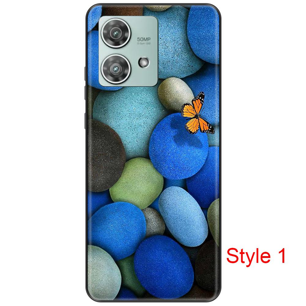 Чехол для Motorola Edge 40 Neo для Moto Edge 40 Neo, модный индивидуальный силиконовый защитный чехол, чехлы для телефонов Edge 40 Neo, силиконовый чехол против падения