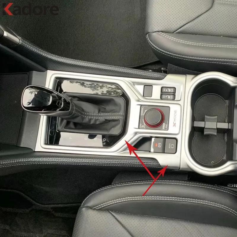 For Subaru Forester SK 2018 Carbon Fiber Car Center Console Gear Shift Box Panel Cover Trim Interior Accessories
