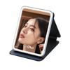 Foldable LED Makeup Mirror with Light – Smart, High-Definition, Portable Desktop Mirror for Travel and Dormitory Use