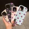 Для Samsung A16 A15 A14 A13 S24 S23 Redmi 13C Note 13 12 11 Pro iPhone 16 15 Love Cherry Design Мягкий силиконовый чехол конфетного цвета, противоударный