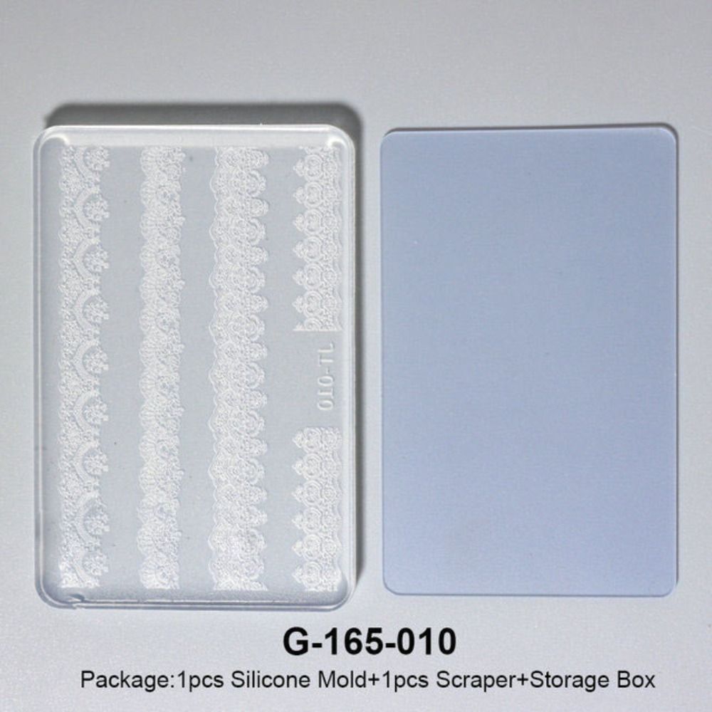 Силиконовая форма для дизайна ногтей в виде снежинок, 3D гелевые трафареты, новый инструмент для резьбы по ногтям, маникюрный инструмент для ногтей «сделай сам»