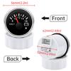 AD 52mm Voltmeter with Alarm Light  Volt Meter Gauge Voltage for Marine Car Caravan Boat Camper RV Truck 12v Voltmeter Ammeter