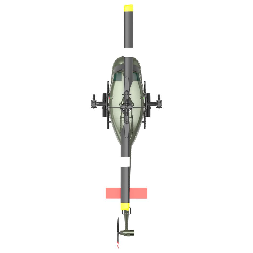 Радиоуправляемый вертолет 2,4 ГГц, 6 каналов, Армейские игрушки-самолеты, Одновинтовой безавтоматный вертолет с дистанционным управлением, Бесколлекторный двигатель, 6