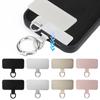 Universal Mobile Phone Sling Rope Card Clip Aluminum Alloy Phone Lanyard Gasket Patch