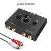 3.5mm Jack Audio Switcher Stereo Audio Decoder Amplifier 2 In 1 Out Audio Splitter  Car
