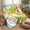 AS Monaco Theme blanket Soft Flannel Blanket Plush Throw Blanket Cozy Sofa Bed Blanket for Home Decor