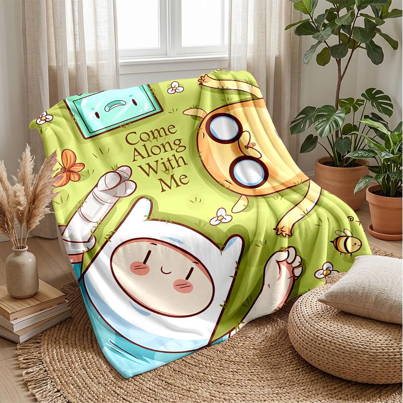AS Monaco Theme blanket Soft Flannel Blanket Plush Throw Blanket Cozy Sofa Bed Blanket for Home Decor