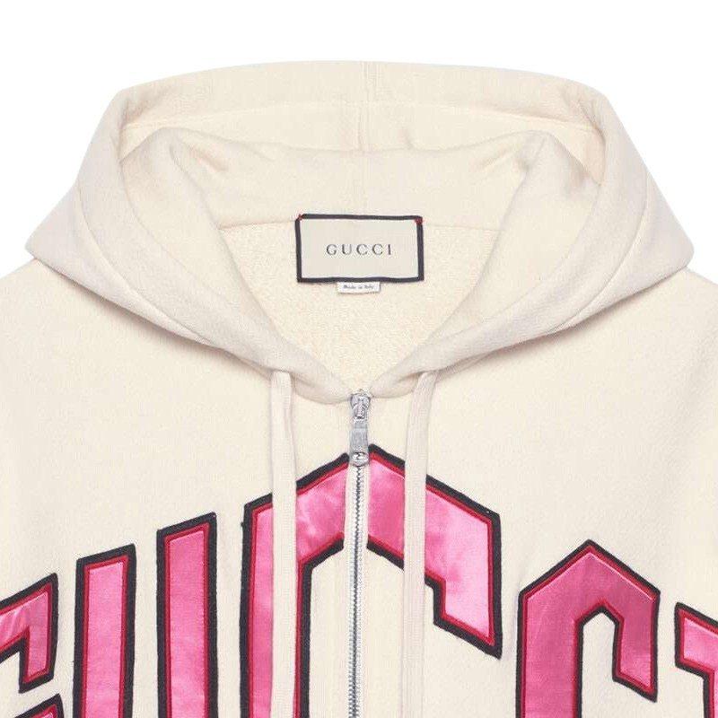 Gucci Худи на молнии с принтом "Алмаз" 580821-XJBHJ-9829