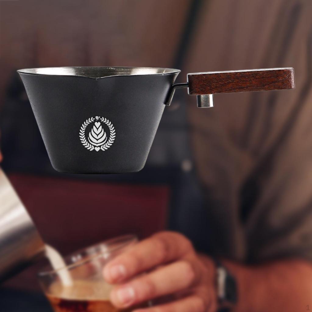 0.1 L Coffee Extraction Cup Made of Stainless Steel, Espresso Pouring Cup, Multifunctional, , for