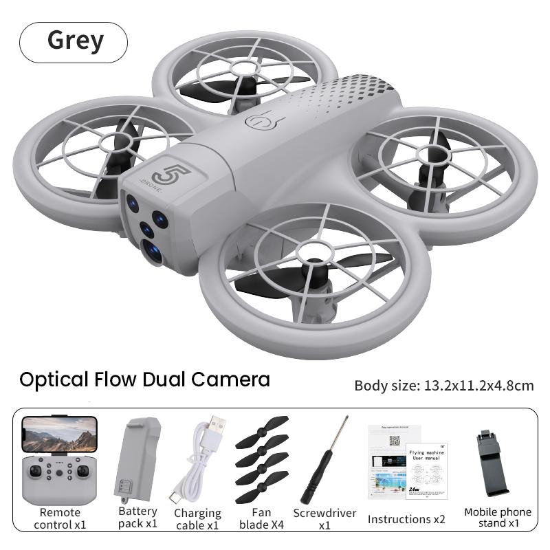 Нетоксичный Cz05 Мини-дрон Детская игрушка Профессиональная HD-камера Wi-Fi RC Дрон Высота Фристайл Поддержание Вертолет Складной Квадрокоптер Подарки