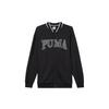 Puma Letter Print Casual Single-Breasted Long Sleeve Jacket Men Jackets Black 681267-01