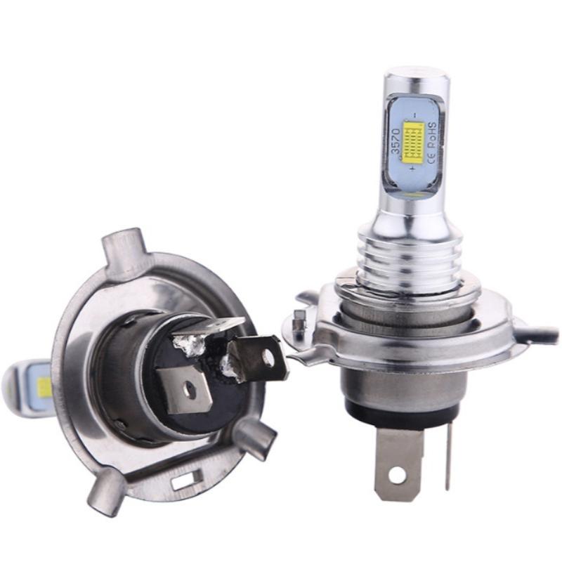 Противотуманная фара H4 80W 3570 2SMD Высокояркий Автомобильный Светодиод H4 для Мотоцикла Автомобиля с Декодированием