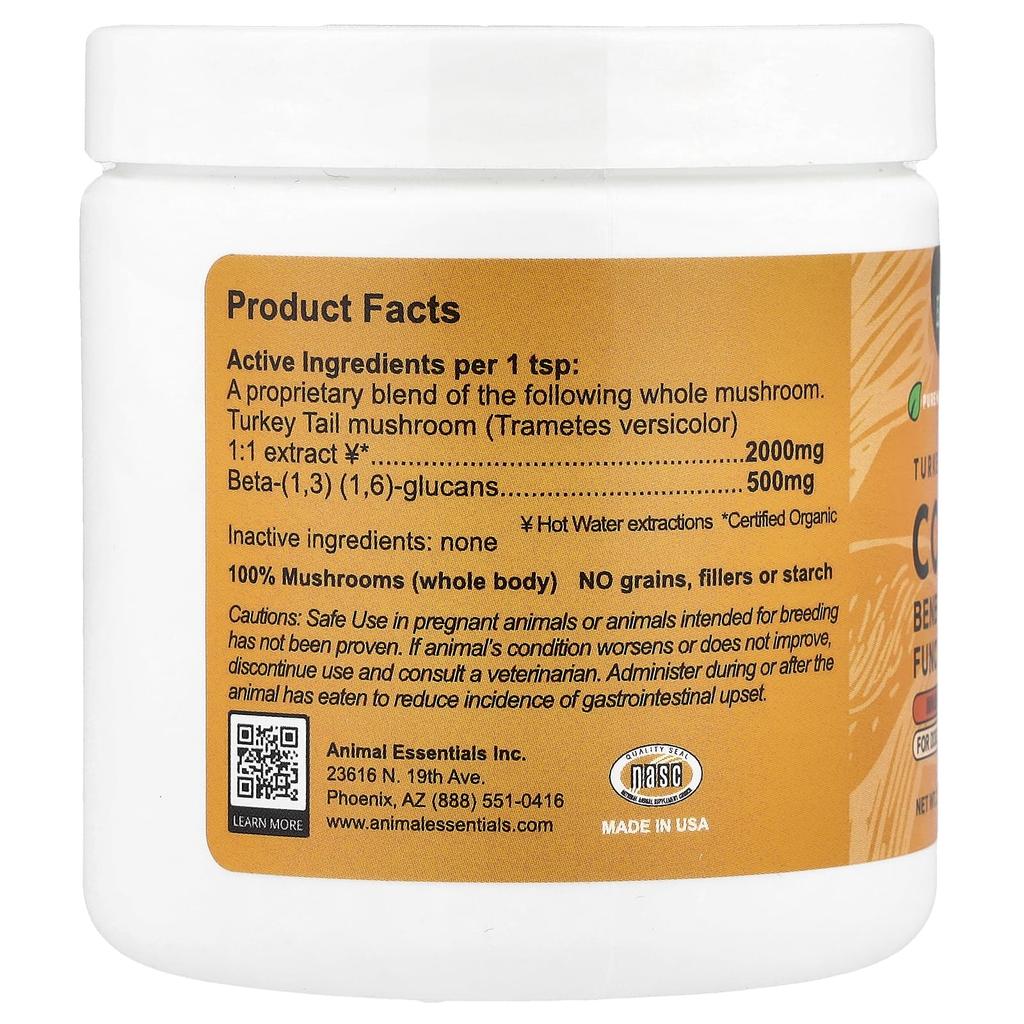 Animal Essentials, Cloud Mushroom Combat, for Dogs and Cats, 70g (2.5oz)