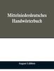 Книга Mittelniederdeutsches Handwoerterbuch