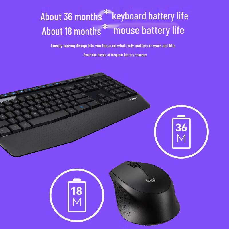 Logitech Беспроводной комбо-набор клавиатура и мышь MK345