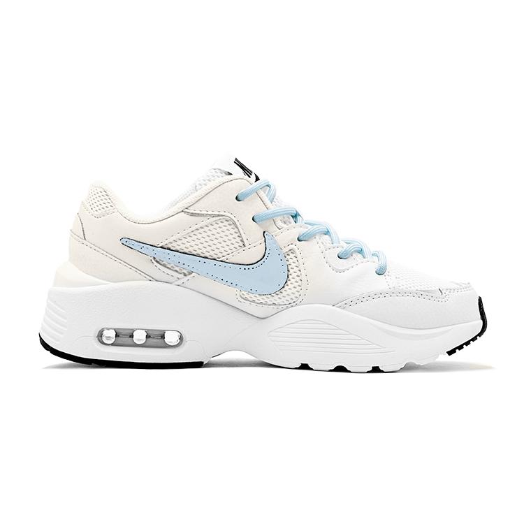 Nike Air Max Fusion Treasure Girl Сетчатая, Кожаная Коробка для Обуви Низкие Повседневные Туфли Женские Синий Белый CJ1671-100(TeamS-CJS-BOX)
