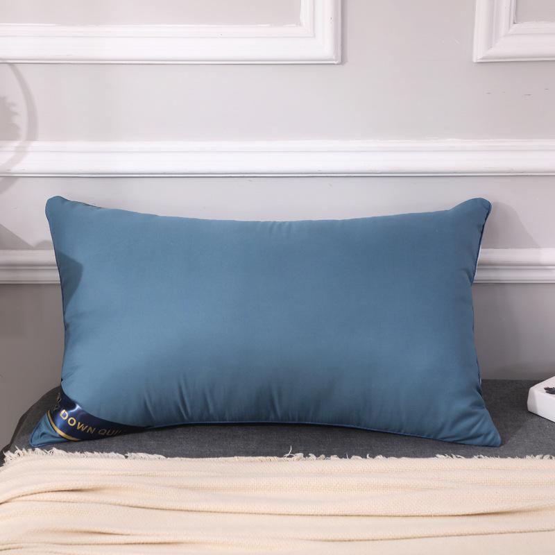 100% хлопок Hilton однотонные производители домашних подушек Прямая подушка 5-звездочная подушка для отеля Вакуумная компрессионная упаковка