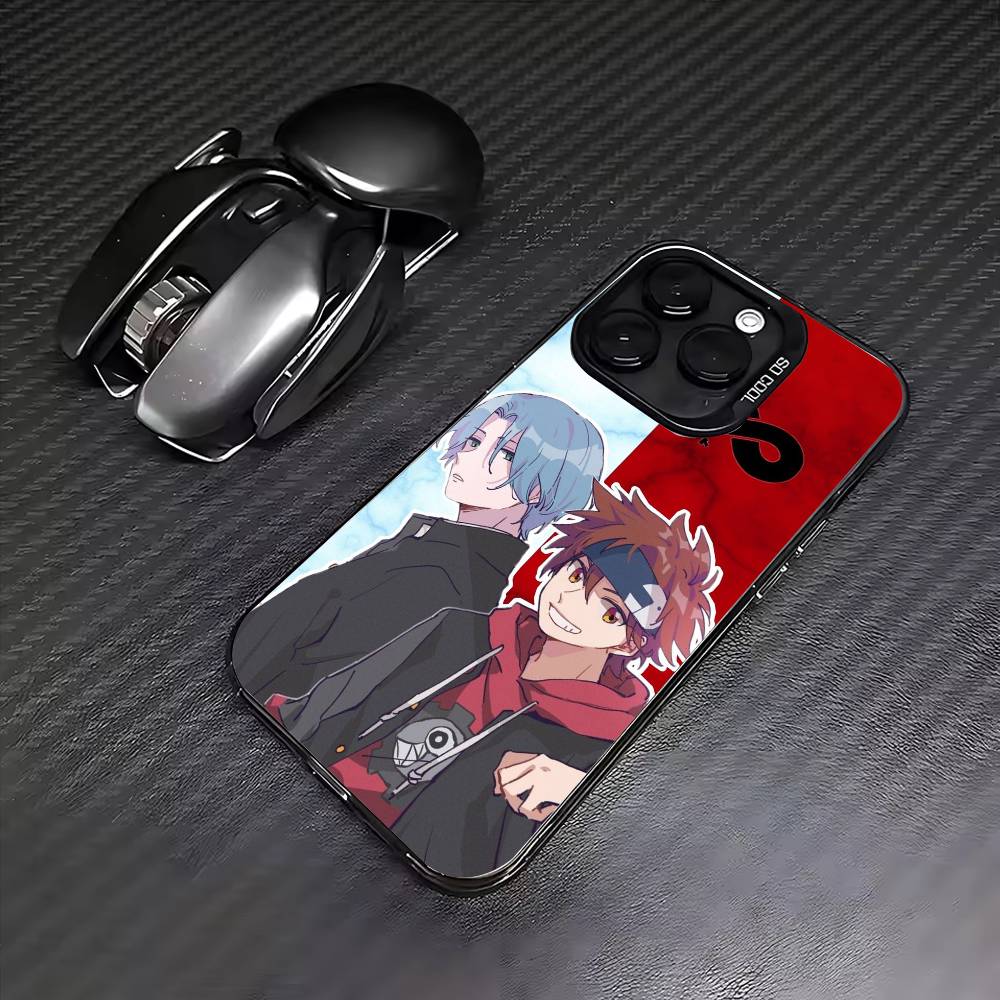 Чехол для телефона S-SK8 Аниме The InfinityS Для iPhone 17, 16, 15, 14, 13, 12, 11 Plus, Pro Max Цветной Посеребренный Внутренний Чехол