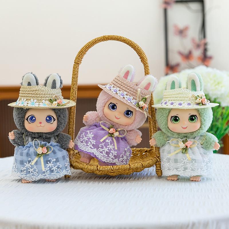 Виниловый кулон-кукла, плюшевая игрушка, хлопковая кукла, брелок для сумки для девочки, подарок на день рождения