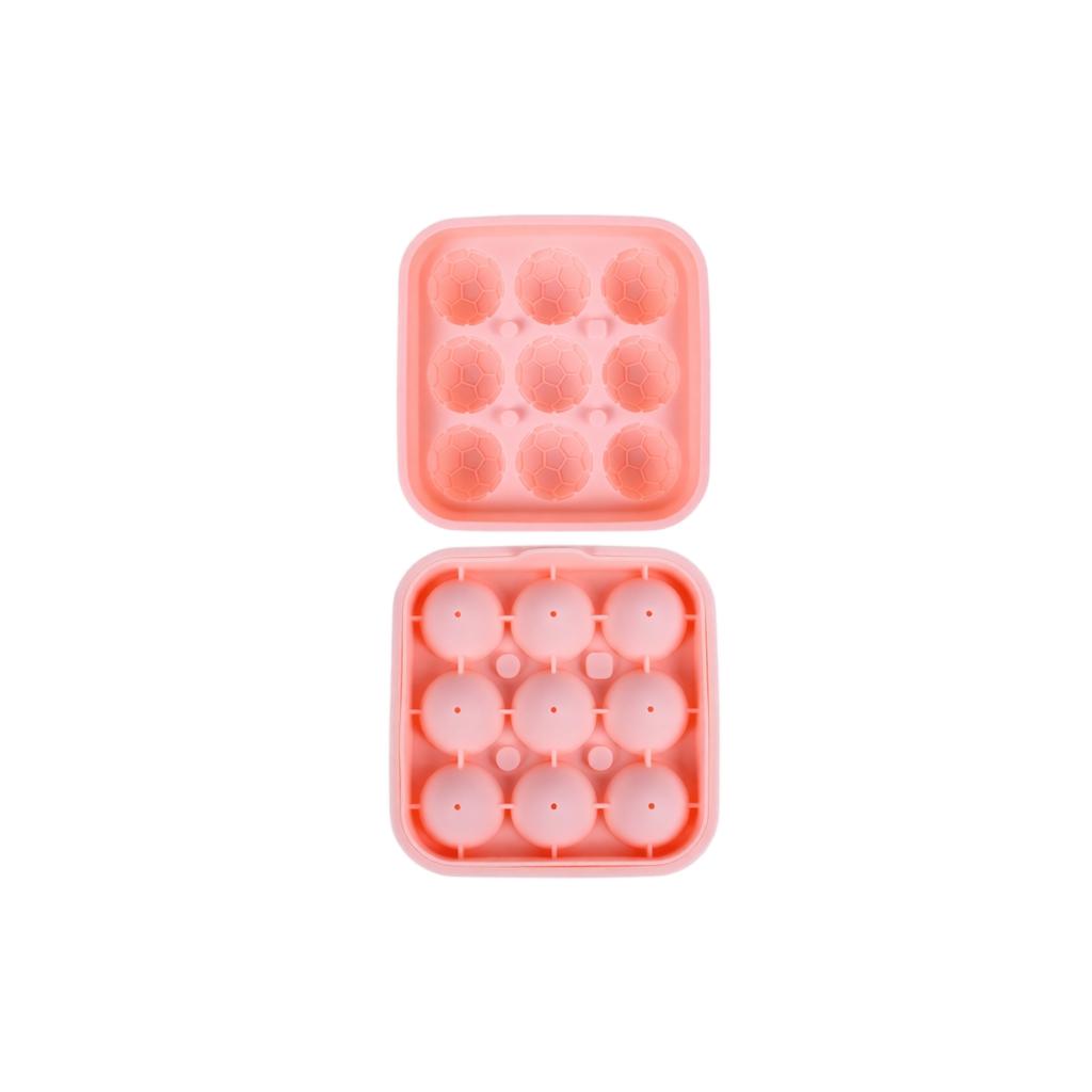Silicone Soccer Ball Ice Cube Mold Tray Flexible Non-Stick 3D Football Shape Ice Maker for Beverages and Party Use Durable and Easy to Clean