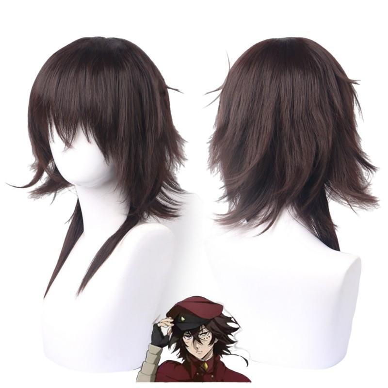 Аниме Bungo Stray Dogs, сезон 4, Tetchou Suehiro, нейтральный косплей, красная форма и парик с шляпой, перчатки, плащ, костюмы на Хэллоуин